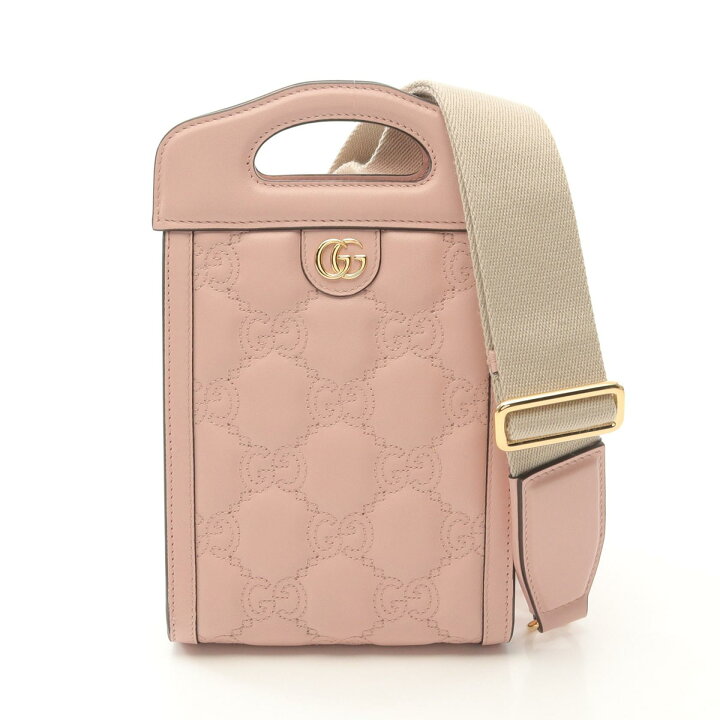 楽天市場】グッチ GUCCI GGマトラッセ ミニ トップハンドルバッグ 