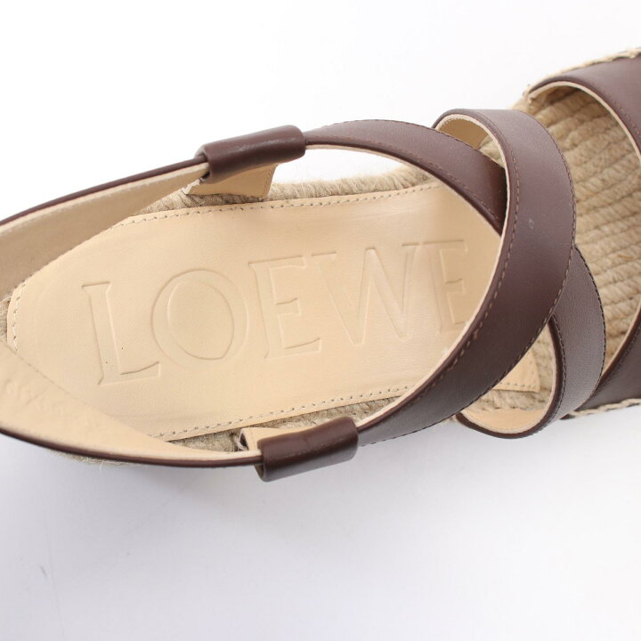 楽天市場】ロエベ LOEWE ペタル エスパドリーユ サンダル 靴 レザー 