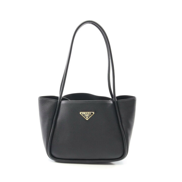 楽天市場】プラダ PRADA SOFT GRAIN トライアングルロゴ トートバッグ 