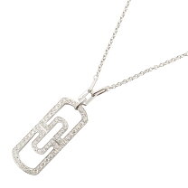 楽天市場】ブルガリ パレンテシ ダイヤ ネックレス k18wgの通販