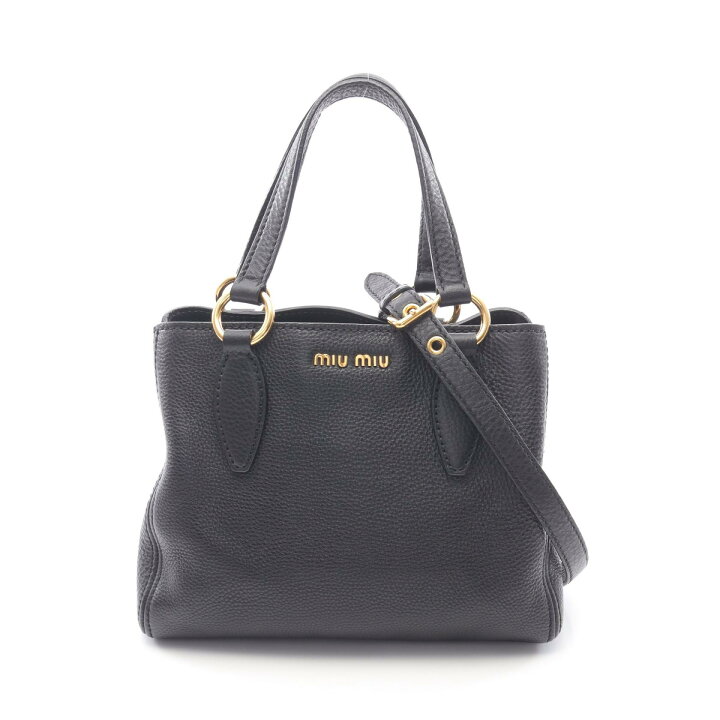 楽天市場】ミュウ ミュウ Miu Miu VITELLO CARIBU ハンドバッグ バッグ  