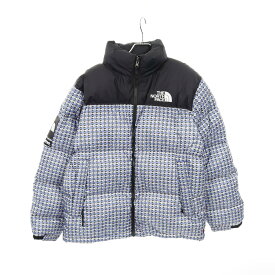 ザ・ノースフェイス THE NORTH FACE THE NORTH FACE × Supreme Studded Nuptse ダウンジャケット 衣料品 アウター ナイロン ブラック系 / ブルー系 ND421001 【中古】