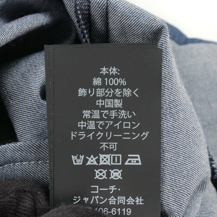 楽天市場】コーチ COACH デニム ワンピース 衣料品 トップス コットン  