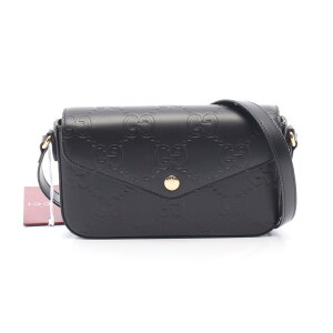 �O�b�` GUCCI GG �X�[�p�[�~�j �V�����_�[�o�b�O �o�b�O ���U�[ �u���b�N�n 772794AADLO1000 �y�V�i�z