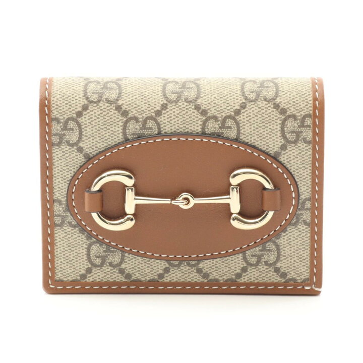 楽天市場】グッチ GUCCI ホースビット 1955 GGスプリーム 二つ折り財布  