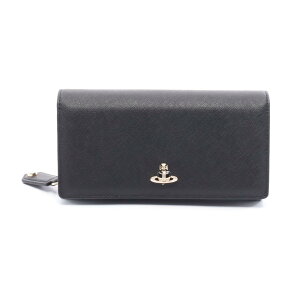 ���B���B�A���E�G�X�g�E�b�h Vivienne Westwood CLASSIC LOGO WALLET �I�[�u ��܂蒷���z ���z �T�t�B�A�[�m���U�[ �u���b�N�n 51060025L0040N401 �y�V�i�z