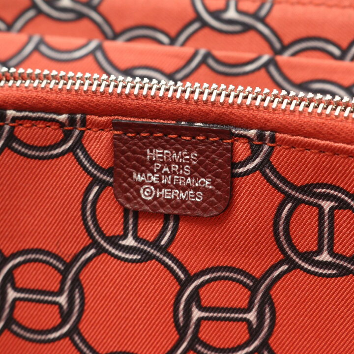 楽天市場】エルメス HERMES アザップロング シルクイン ラウンド長財布  