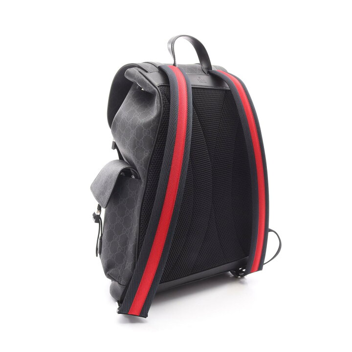 楽天市場】グッチ GUCCI GGブラック ラージ リュックサック バック 