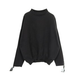 ヴェトモン VETEMENTS テープロゴ スウェット 衣料品 トップス コットン ブラック系 【中古】