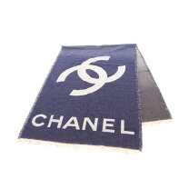 楽天市場】シャネル 中古（カラーネイビー）（マフラー・スカーフ  