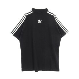 バレンシアガ BALENCIAGA BALENCIAGA × adidas カットソー 衣料品 トップス コットン ブラック系 / ホワイト系 【中古】