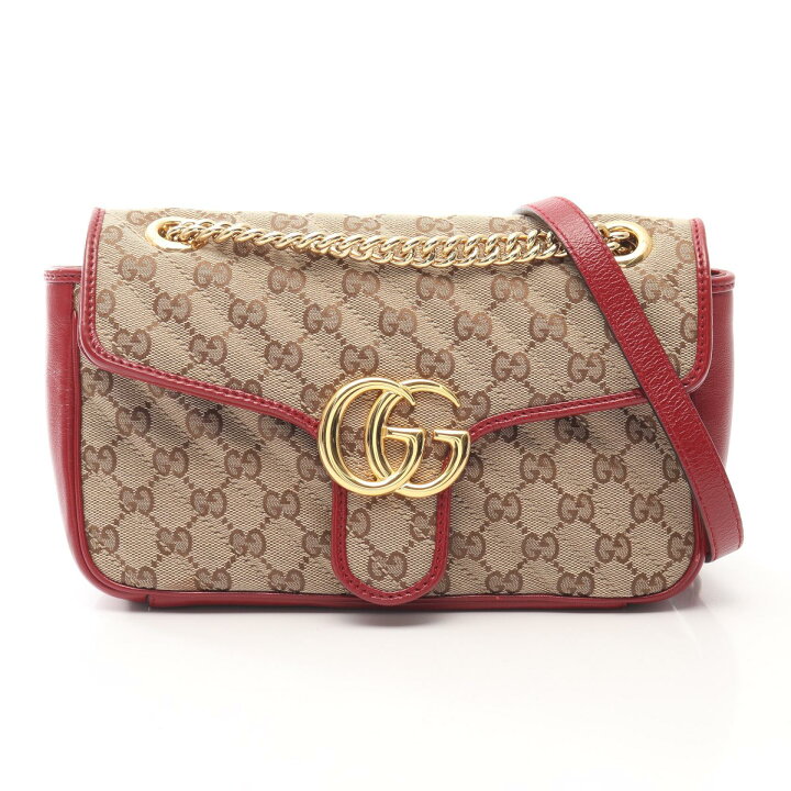 楽天市場】グッチ GUCCI GGマーモント キルティング スモール GG 