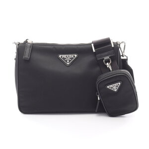 �v���_ PRADA TESSUTO SAFFIANO �V�����_�[�o�b�O �o�b�O �i�C���� �T�t�B�A�[�m���U�[ �u���b�N�n 2VH1132DMHF0002 �y�V�i�z