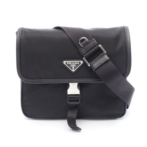 �v���_ PRADA �N���X�{�f�B�o�b�O �V�����_�[�o�b�O �o�b�O �i�C���� �T�t�B�A�[�m���U�[ �u���b�N�n 2VD0772DMHF0002 �y�V�i�z
