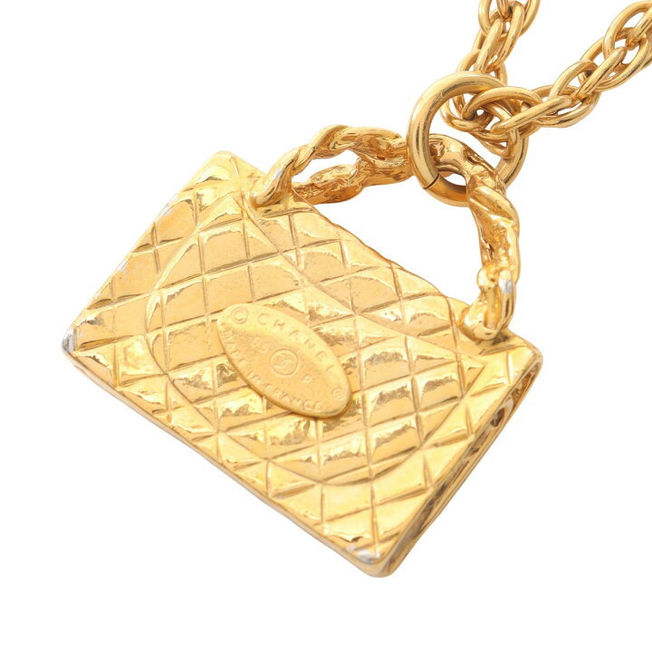 楽天市場】シャネル CHANEL マトラッセ バッグモチーフ ネックレス 