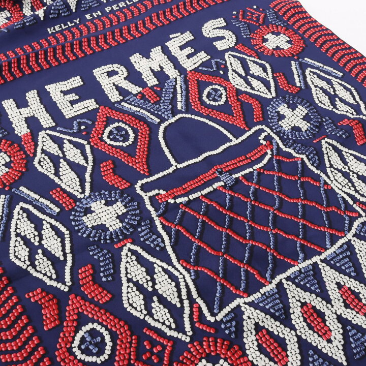 楽天市場】エルメス HERMES カレジェアン カレ140 KELLY EN PERLES 