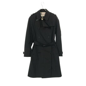 バーバリーロンドン BURBERRY LONDON トレンチコート 衣料品 アウター ポリエステル ブラック系 【中古】