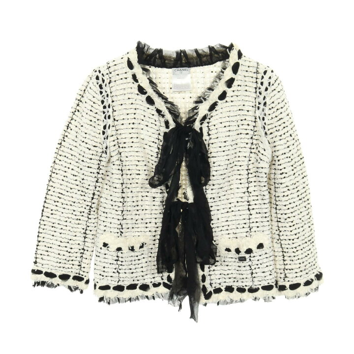 楽天市場】シャネル CHANEL ノーカラージャケット 衣料品 アウター 