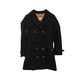 バーバリー BURBERRY トレンチコート 衣料品 アウター コットン ブラック系 【中古】