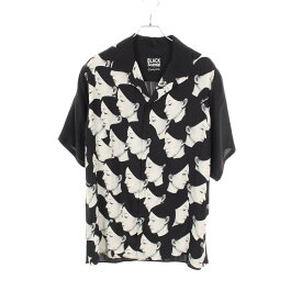 ブラックスキャンダル ヨウジヤマモト BLACK Scandal Yohji Yamamoto 衣料品 トップス シルク ブラック系 / ホワイト系 HG-B66-838 【中古】
