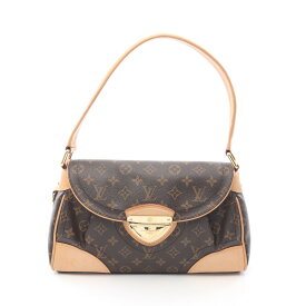 ルイ・ヴィトン LOUIS VUITTON ビバリーMM ショルダーバッグ バッグ PVCコーティングキャンバス レザー モノグラム ブラウン系 M40121 【中古】