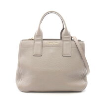 楽天市場】miumiu バッグ グレーの通販