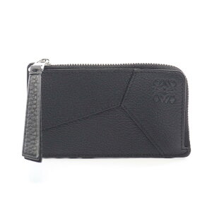 ���G�x LOEWE PUZZLE EDGE COIN CARDHOLDER �R�C���P�[�X ���z ���U�[ �u���b�N�n C510Z40X281100 �y�V�i�z