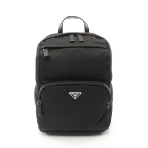 �v���_ PRADA RE-NYLON TESSUTO �����b�N�T�b�N �o�b�N�p�b�N �o�b�O �i�C���� �T�t�B�A�[�m���U�[ �u���b�N�n 2VZ1042DMGF0002 �y�V�i�z