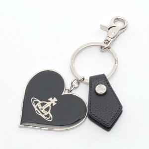 ���B���B�A���E�G�X�g�E�b�h Vivienne Westwood MIRROR HEART ORB �`���[�� �A�N�Z�T���[ ���U�[ ���^�� �V���o�[�n / �u���b�N�n 8203011WUOM0014N403 �y�V�i�z