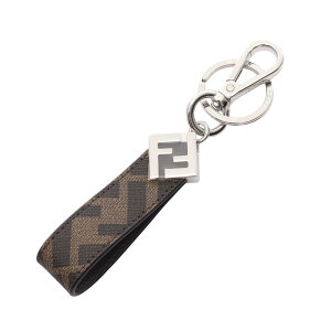 �t�F���f�B FENDI FF�X�N�G�A �Y�b�J �L�[�z���_�[ �A�N�Z�T���[ PVC �u���E���n / �u���b�N�n 7AP100AFCBF19KW �y�V�i�z