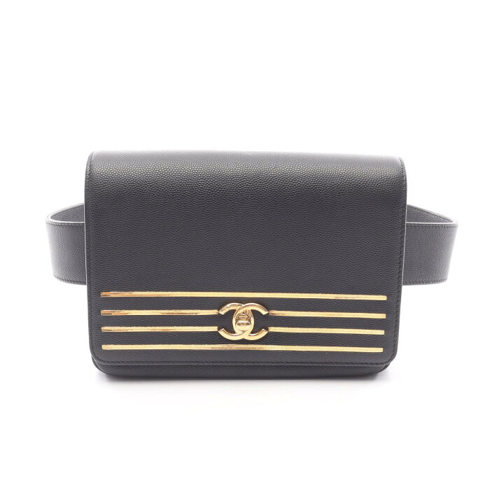 楽天市場】シャネル CHANEL ココマーク ウエストバッグ バッグ カーフ 