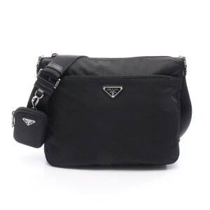 �v���_ PRADA VELA �V�����_�[�o�b�O �o�b�O �i�C���� ���U�[ �u���b�N�n 1BC421VD1MRV44F0002 �y�V�i�z