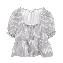 楽天市場】ganni コットン ブラウスの通販