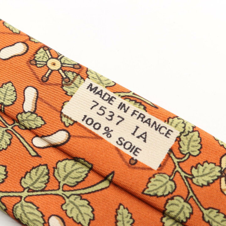 楽天市場】エルメス HERMES カイコ柄 ネクタイ 衣料品 シルク シルク 