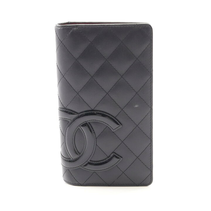 楽天市場】シャネル CHANEL カンボンライン 二つ折り長財布 財布 
