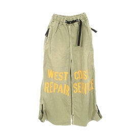 キャピタル KAPITAL リペアマントラックパンツ パンツ 衣料品 ボトムス コットン カーキ系 【中古】