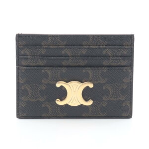 �Z���[�k CELINE �g���I���t �J�[�h�z���_�[ �J�[�h�P�[�X �A�N�Z�T���[ PVC �u���E���n 10L832CQH04LU �y�V�i�z