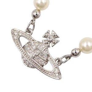 ���B���B�A���E�G�X�g�E�b�h Vivienne Westwood MINI BAS RELIEF PEARL �l�b�N���X �W���G���[ �X�e�����X�X�`�[�� ���C���X�g�[�� / �t�F�C�N�p�[�� �V���o�[�n / �z���C�g�n 6301010002P104 �y�V�i�z