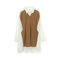 楽天市場】Maison Margiela スプライスド ニットシャツワンピースの通販