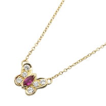 楽天市場】ルビー ダイヤ ネックレス 中古の通販