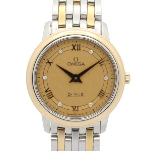 �I���K OMEGA �f�E�r�� �v���X�e�[�W 6P�_�C�� �r���v ���v K18�i�C�G���[�S�[���h�j �X�e�����X�X�`�[�� �_�C�������h �S�[���h�n �V�����p�� 424.20.27.60.58.004 �y�V�i�z