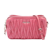 楽天市場】miumiu マテラッセ バッグ ピンクの通販