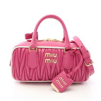 miu miu ハンドバッグ くすみブルー×ピンク 楽天市場】MIUMIU バッグ 