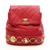 楽天市場】CHANEL 赤 マトラッセ（バックパック・リュック｜レディース 