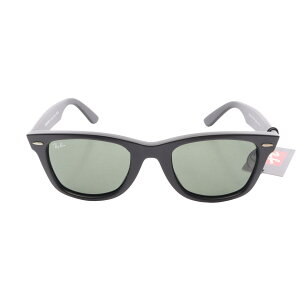 ���C�o�� Ray-Ban WAYFARER �T���O���X �ߗ��i �v���X�`�b�N �u���b�N�n 2140F901S(52) �y�V�i�z