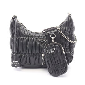 楽天市場】プラダ PRADA ポーチ バッグ ナイロン ブラック系 