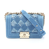 楽天市場】CHANEL ボーイ シャネル（カラーブルー）（レディースバッグ 