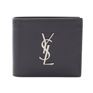 サンローラン(SAINT LAURENT) ブラック メンズ二つ折り財布 | 通販 