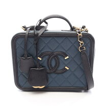 楽天市場】CHANEL キャビアスキン バニティバッグの通販