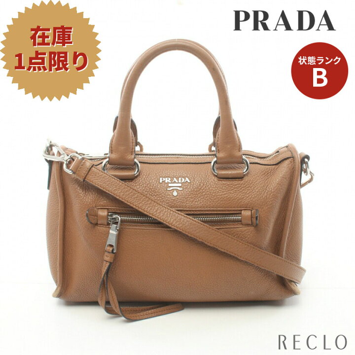 楽天市場】プラダ PRADA VITELLO PHENIX ハンドバッグ レザー 